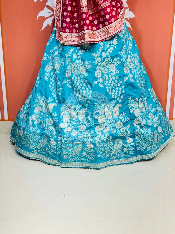 BANARSI ZARI HANDWORK LEHENGA