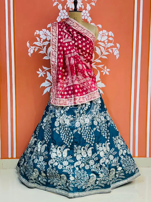 BANARSI ZARI HANDWORK LEHENGA