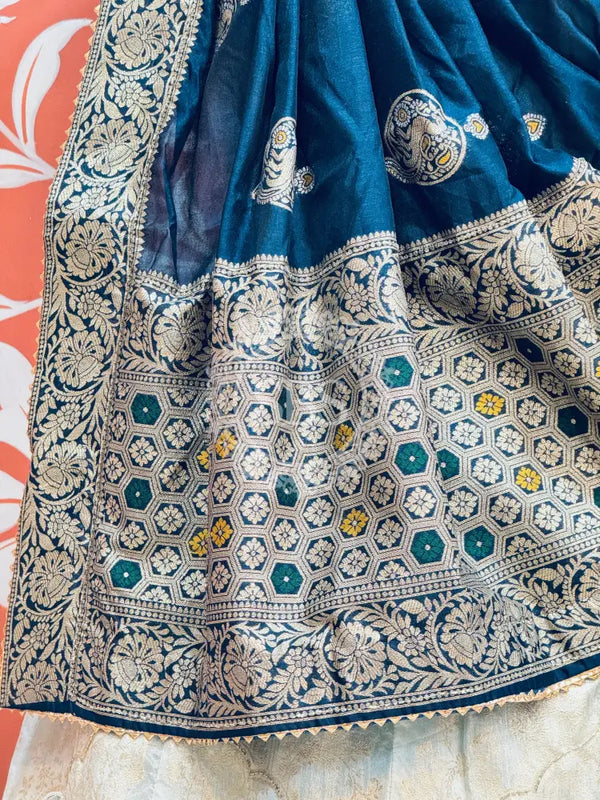 BANARSI ZARI WORK PEACOCK LEHENGA