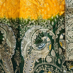 BANARSI ZARI WORK PEACOCK LEHENGA