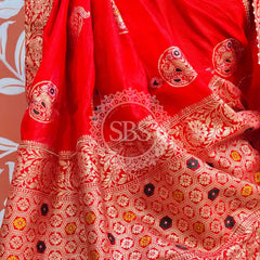 BANARSI ZARI WORK PEACOCK LEHENGA