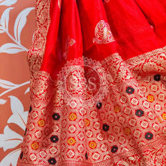 BANARSI ZARI WORK PEACOCK LEHENGA