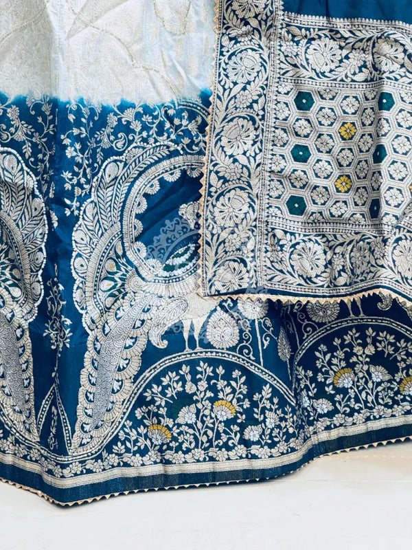 BANARSI ZARI WORK PEACOCK LEHENGA