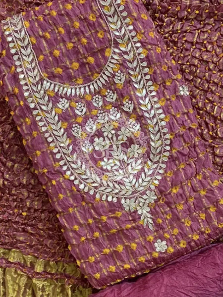BHANDEJ GHATCHOLA SILK DRESS MATERIAL