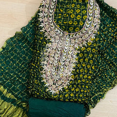 BHANDEJ GHATCHOLA SILK SUITS DRESS MATERIAL