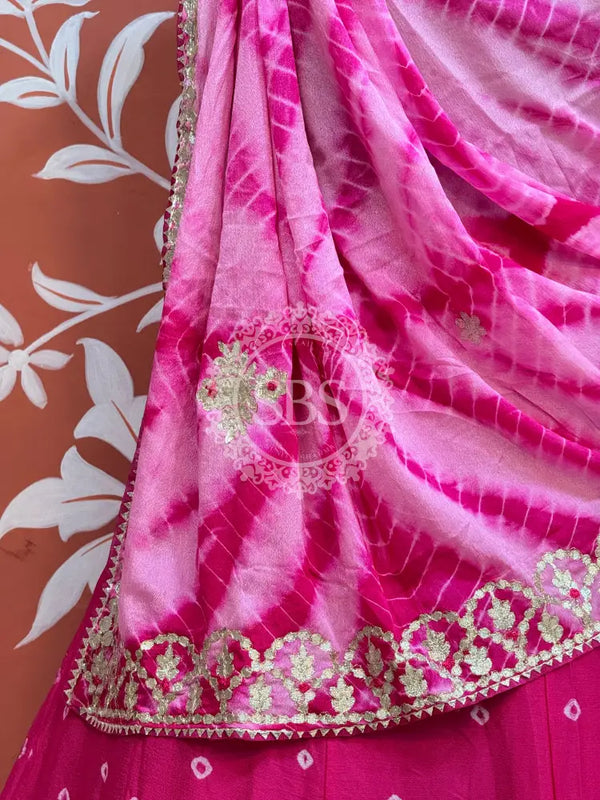 BHANDEJ GOTA PATTI CHINON LEHENGA