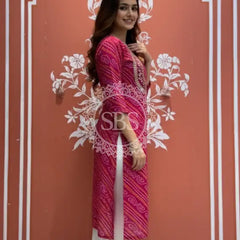 Bhandej Handwork Kurti