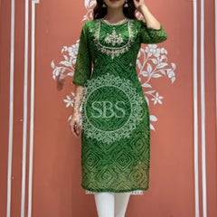Bhandej Handwork Kurti