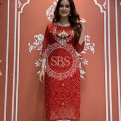 Bhandej Handwork Kurti