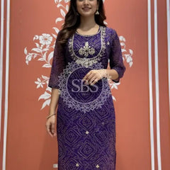 Bhandej Handwork Kurti