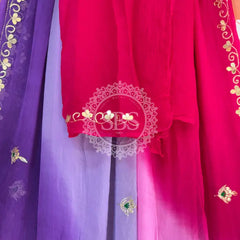 BOX DIE PURE CHIFFON MACHINE WORK SAREE