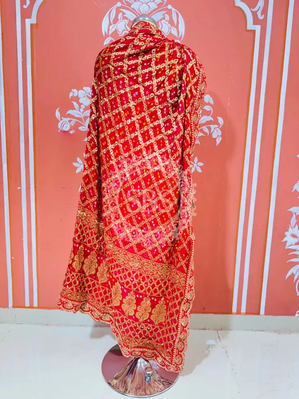 BROACH BANARSI GHATCHOLA DUPATTA