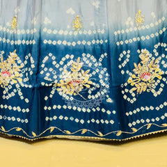 CHINO BHANDEJ KACCHI PATTI LEHENGA