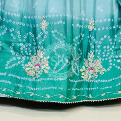 CHINO BHANDEJ KACCHI PATTI LEHENGA