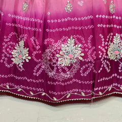 CHINO BHANDEJ KACCHI PATTI LEHENGA