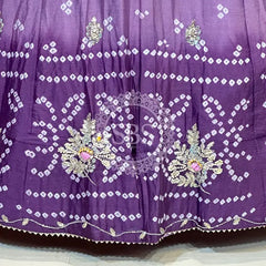 CHINO BHANDEJ KACCHI PATTI LEHENGA