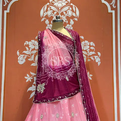 CHINO BHANDEJ KACCHI PATTI LEHENGA