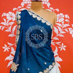 CHINON AARI GOTA PATTI WORK SHADED LEHENGA