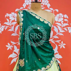 CHINON AARI GOTA PATTI WORK SHADED LEHENGA