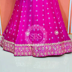 CHINON BHANDEJ KACCHI PATTI LEHENGA