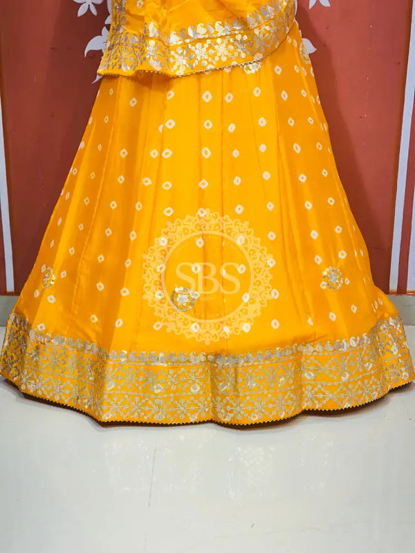 CHINON BHANDEJ KACCHI PATTI LEHENGA