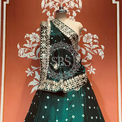 CHINON BHANDEJ KACCHI PATTI LEHENGA