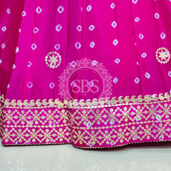 CHINON BHANDEJ KACCHI PATTI LEHENGA