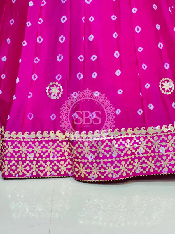 CHINON BHANDEJ KACCHI PATTI LEHENGA