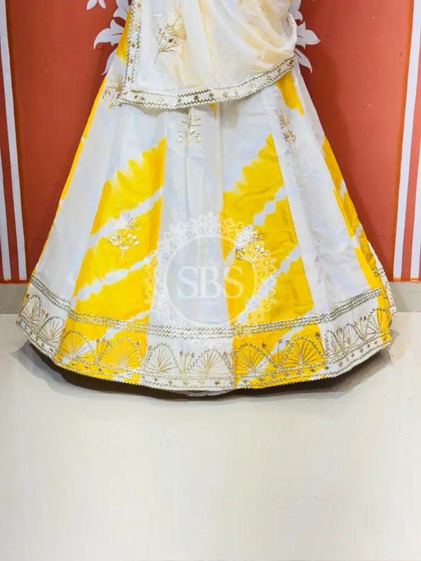 CHINON GOTA PATTI DOUBLE SHADE LEHENGA