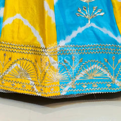 CHINON GOTA PATTI DOUBLE SHADE LEHENGA