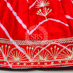 CHINON GOTA PATTI DOUBLE SHADE LEHENGA