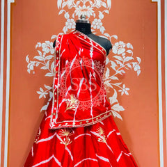 CHINON GOTA PATTI DOUBLE SHADE LEHENGA