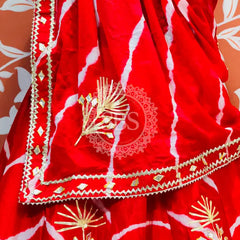 CHINON GOTA PATTI DOUBLE SHADE LEHENGA