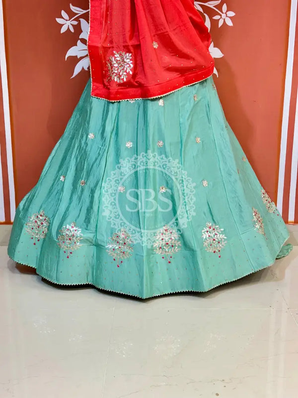 CHINON GOTA PATTI LEHENGA