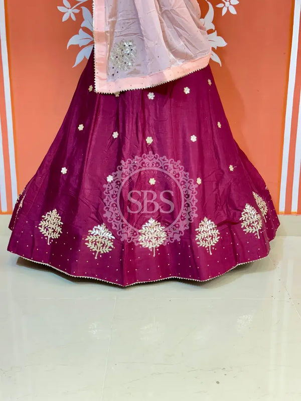 CHINON GOTA PATTI LEHENGA