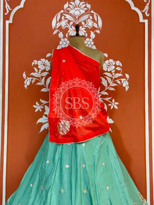 CHINON GOTA PATTI LEHENGA