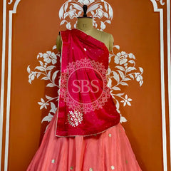 CHINON GOTA PATTI LEHENGA