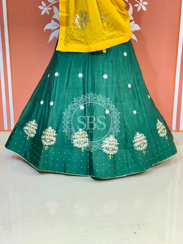 CHINON GOTA PATTI LEHENGA