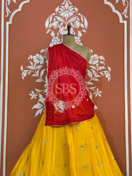 CHINON GOTA PATTI LEHENGA