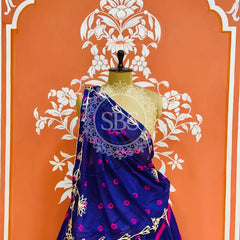 CHINON GOTA WORK LEHERIYA LEHENGA