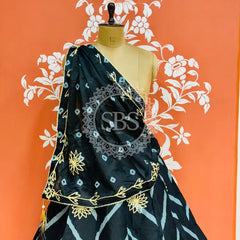 CHINON GOTA WORK LEHERIYA LEHENGA