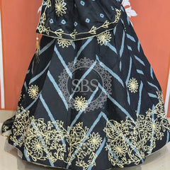 CHINON GOTA WORK LEHERIYA LEHENGA