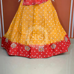 CHINON HANDWORK BHANDEJ LEHENGA