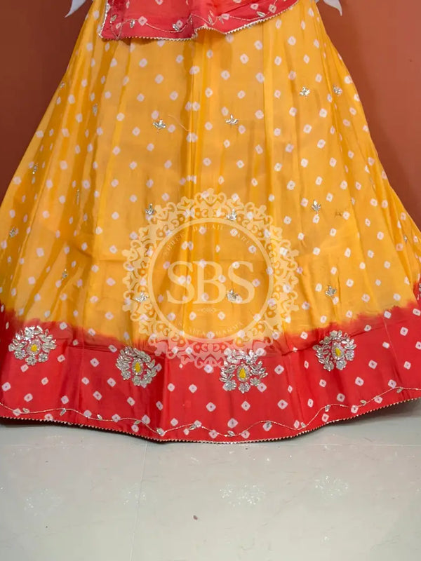 CHINON HANDWORK BHANDEJ LEHENGA