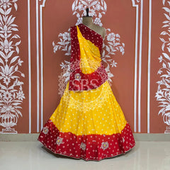 CHINON HANDWORK BHANDEJ LEHENGA