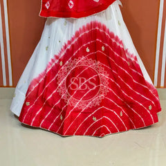 CHINON HANDWORK BHANDEJ LEHENGA