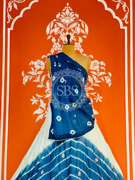 CHINON HANDWORK BHANDEJ LEHENGA