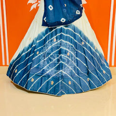 CHINON HANDWORK BHANDEJ LEHENGA