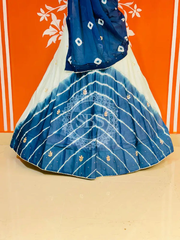 CHINON HANDWORK BHANDEJ LEHENGA