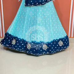 CHINON HANDWORK BHANDEJ LEHENGA
